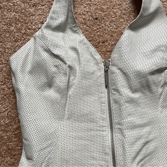 Vintage Y2K Wilsons Leather White 2 Piece Matching Set - Picture 9 of 14